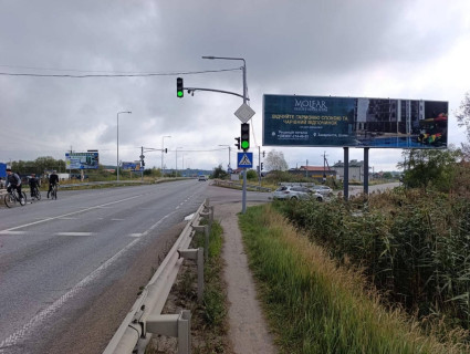 Билборд A в Львове, 3х12  Львів-Пасіки-Зубрицькі, світлофор, кільцева дорога фото 1