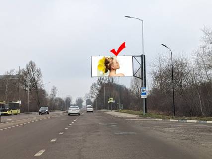 Білборд, Бігборд (Борд)  A у Львові, 3х6  вул.Шевченка, Рясне-2, Укрнафта, виїзд з міста Фото 1