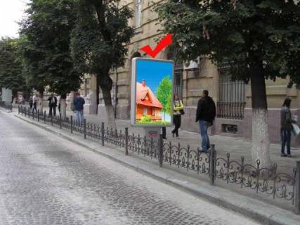 Ситилайт A в Львове, 1,2х1,8  вул.Січових Стрільців 14 фото 1