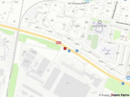 Бэклайт B в Львове, 2,30х3,14  вул.Шевченка 315, Електрон, АЗС ОККО з центру схема