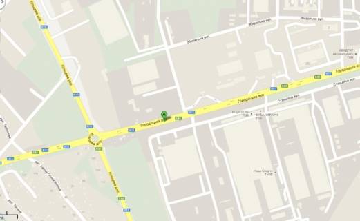 Билборд A в Львове, 3х6  вул.Городоцька 365, поворот до Метро, від Епіцентру, в центр схема