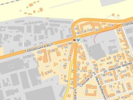 Prismatron, Prism A in Lviv, 3х6  st.Gorodoc'ka-st.Kul'parkivs'ka, do centru - 240797 scheme