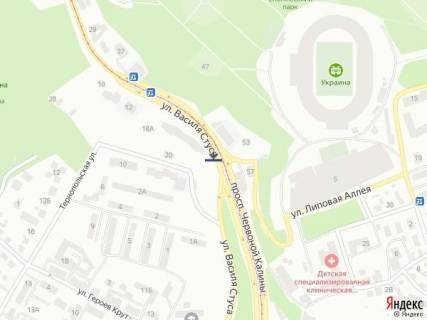 Билборд A в Львове, 3х6  вул.Стуса, 24, початок підйому схема