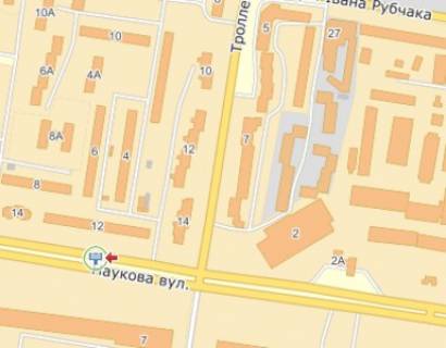Призма Р/П в Львове, 3х6  вул.Наукова-вул.Тролейбусна, до вул.Кульпарківської - 290449 схема