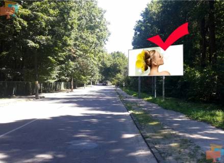 Билборд A в Брюховичах, 3х6  Львів-Брюховичі, вул.Курортна, залізничний переїзд, до Львова фото 1