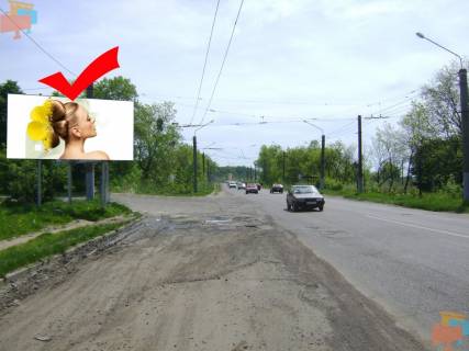 Білборд, Бігборд (Борд)  B у , , 3х6  вул.Зелена, поворот до туб лікарні, виїзд з міста Фото 1