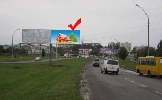 Билборд  в Львове вул.Хуторівка-вул.Хоткевича, правий, до вул.Стрийської фото 1