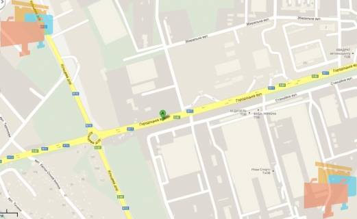 Билборд B в Львове, 3х6  вул.Городоцька 365, поворот до Метро, до Епіцентру, з центру схема
