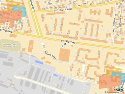 Ситилайт A в Львове, 1.2x1.8  вул.Патона 37, ТЦ Сріблястий, Сільпо, м.2 лівий схема