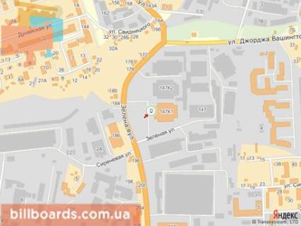 Ситилайт A в Львове, 1.2x1.8  вул.Зелена 147, Novus, м.1 правий (біля Макдональдс) схема