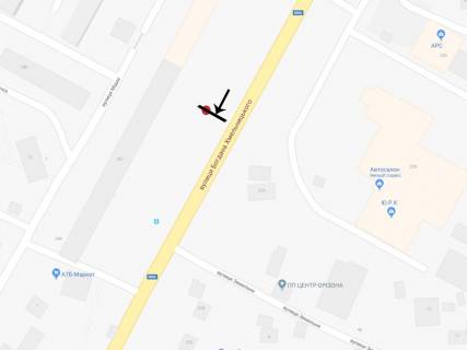 Билборд A в Львове, 3х6  вул.Б.Хмельницького, 267, навпроти автосалону Renault схема