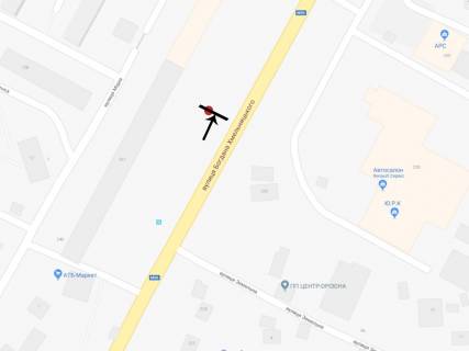 Билборд B в Львове, 3х6  вул.Б.Хмельницького, 267, навпроти автосалону Renault схема