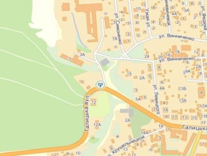 Билборд A в Винниках, 3х6  Львів-Винники, вул.Галицька 1, АЗК ОККО, до Львова схема