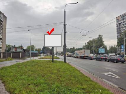 Билборд B в Львове, 2,30х3,14  вул.Хуторівка - вул.Боднарська, до вул. Стрийська фото 1