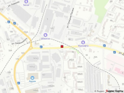 Беклайт B у Львові, 2,30х3,14  вул.Дж.Вашингтона, 7, до ТЦ Метро схема