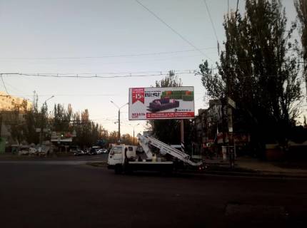 Билборд A в Николаеве, 3x6  пр. Миру ріг вул. Будівельників фото 1