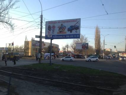 Білборд, Бігборд (Борд)  B у Миколаєві, 3x6  пр. Миру ріг вул. Будівельників Фото 1