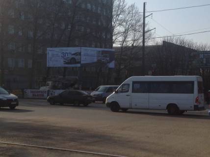 Билборд A в Николаеве, 3x6  Богоявленський просп. (Жовтневий просп.) ріг вул. Космонавтів фото 1