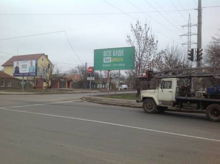 Билборд B в Николаеве, 3x6  вул. Погранична (Чигрина) ріг вул. 6ї Слободської (Комсомольської) фото 1
