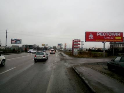 Билборд A в Львове, 3х6  вул.Городоцька біля Епіцентру (готель Рамада) (правий) визд міста фото 1