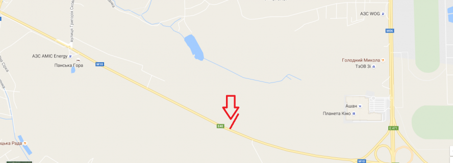Билборд B на трассах Львовской области, 3х12  М-10, Західний обхід м. Львова, км 14+100, King Cross Leopolis, Епіцентр, Арена Львів, ліворуч схема