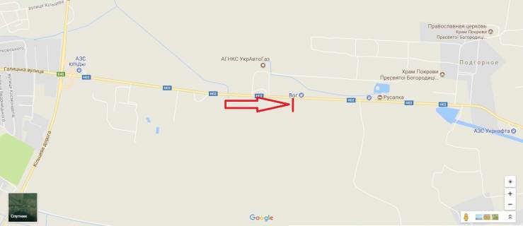 Билборд A на трассах Львовской области, 3х6  с Сокільники, ТЦ Silver Park, Рукавичка, АТБ схема