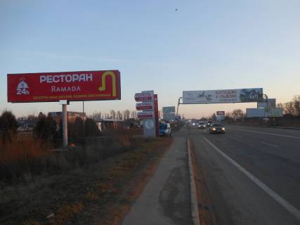 Билборд B на трассах Львовской области, 3х12  вул.Городоцька біля Епіцентру (АЗС БРСМ, готель Рамада) (лівий) виїзд із міста фото 1