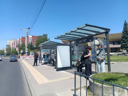 Сiтiлайт A у Львові, 1,2х1,8  Проспект Червоної Калини, 81 (зупинка "Центр Довженка") навпр. Кінопалацу  ім. О. Довженка Фото 1