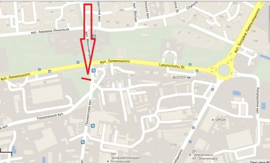 Билборд A в Львове, 3х6  вул. Городоцька, 300 ТЦ МЕТРО схема