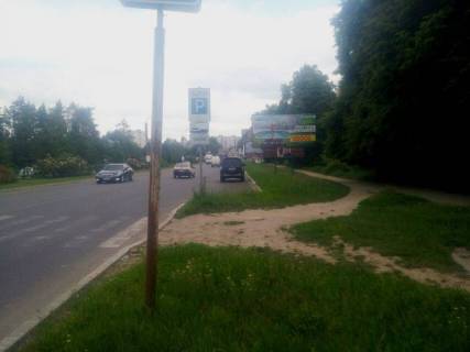Билборд A в Умане, 6х3  вул.Київська, 25г, початок парковки, навпроти готеля Софіївский, за поворотом на вул.Нова, сторона А фото 1