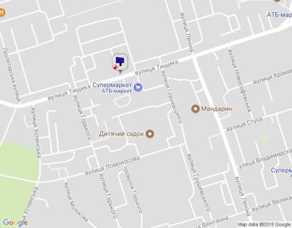 Билборд B в Умане, 6х3  вул.Тищика, 13-б, сторона Б схема