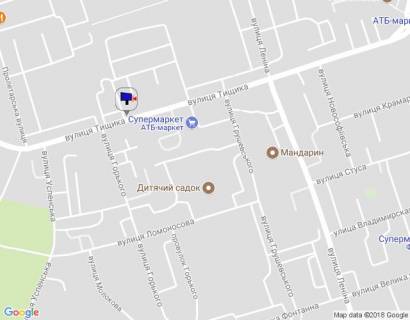 Билборд A в Умане, 6х3  вул.Тищика, 13а, сторона А схема