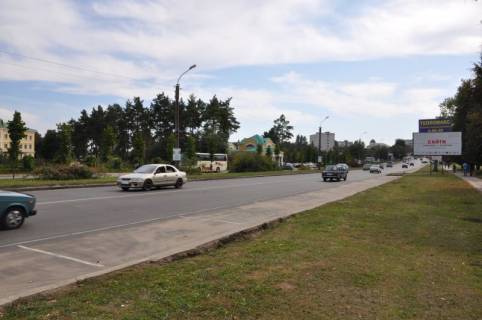 Билборд A в Умане, 6х3  вул.Київська, 25м, навпроти готеля Софіївский, кінець парковки, сторона А фото 1