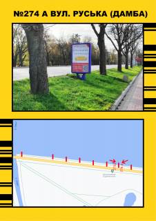 Ситилайт A в Тернополе, 1,2х1,8  Дамба (біля озера) напрямок на Дружбу фото 1