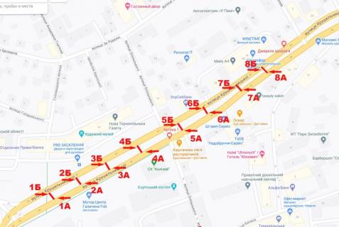 Ситилайт A в Тернополе Крушельницька,14 схема