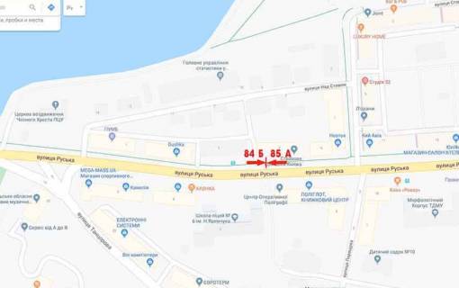 Ситилайт A в Тернополе Руська,6 (Торговий світ Верхній) схема