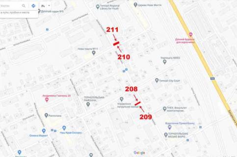 Citylight A in Ternopil st.O.Teligi Novij Svit scheme