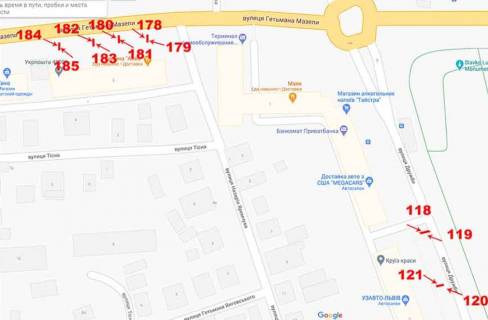 Ситилайт A в Тернополе Мазепи,5 схема