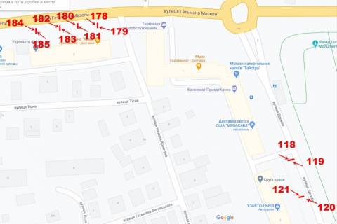 Ситилайт A в Тернополе Мазепи,6 схема