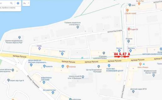 Ситилайт A в Тернополе Руська,6 (Торговий світ Верхній 2) схема