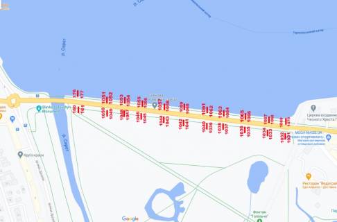 Ситилайт A в Тернополе Дамба Руська озеро схема