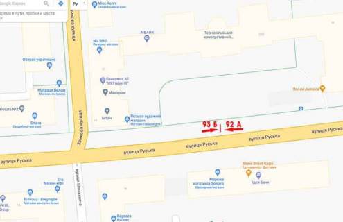 Ситилайт A в Тернополе Руська,17/12 (Копер. техн верхн) схема