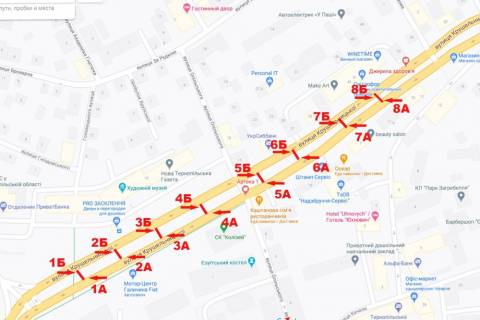 Ситилайт A в Тернополе Крушельницька,33 схема