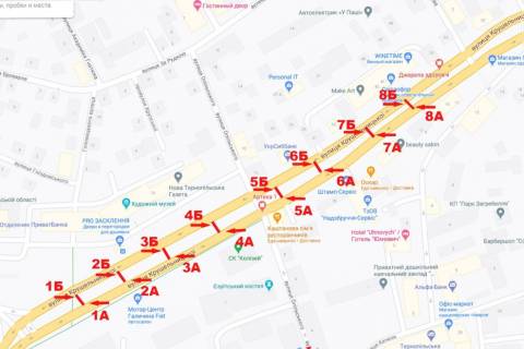 Ситилайт B в Тернополе Крушельницька,10 схема