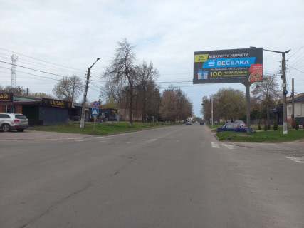 Билборд A в Прилуках, 6x3  Прилуки, ул. Киевская 343/2 (угол ул. Ярмарковая-Киевская) фото 1