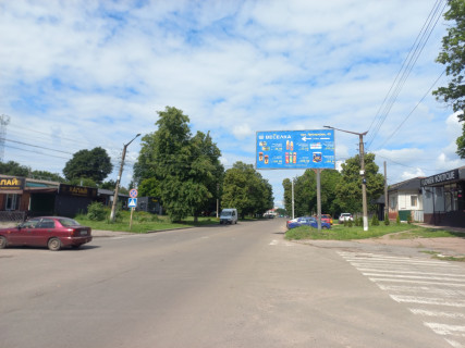 Билборд A в Прилуках, 6x3  Прилуки, ул. Киевская 343/2 (угол ул. Ярмарковая-Киевская) фото 1
