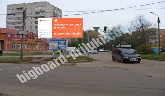 Билборд B в Прилуках, 6x3  Прилуки, ул. Вокзальная / ул. 1 Мая фото 1