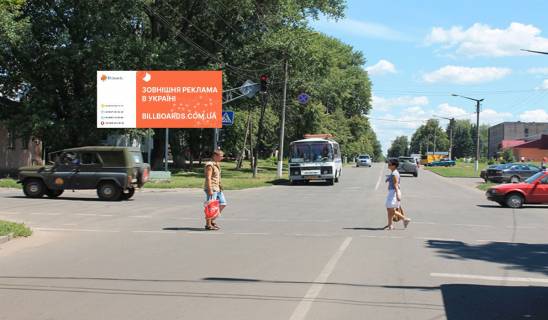 Билборд A в Прилуках, 6x3  Прилуки, ул. Киевская 327(на углу ул Киевская и ул.Котляревского) фото 1
