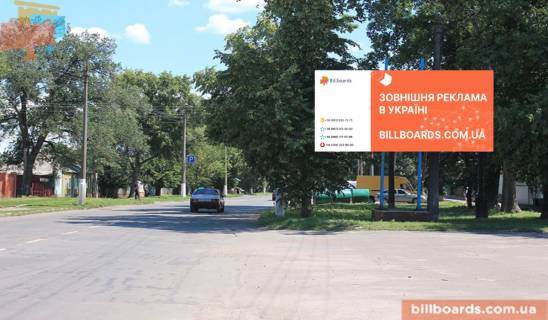 Билборд A в Прилуках, 6x3  Прилуки, ул. Киевская 80 фото 1