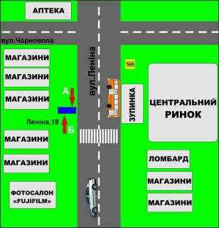 Ситилайт A в Бердичеве Ситилайт (2,16 м.кв.) Житомирская, 18 (Рынок) схема